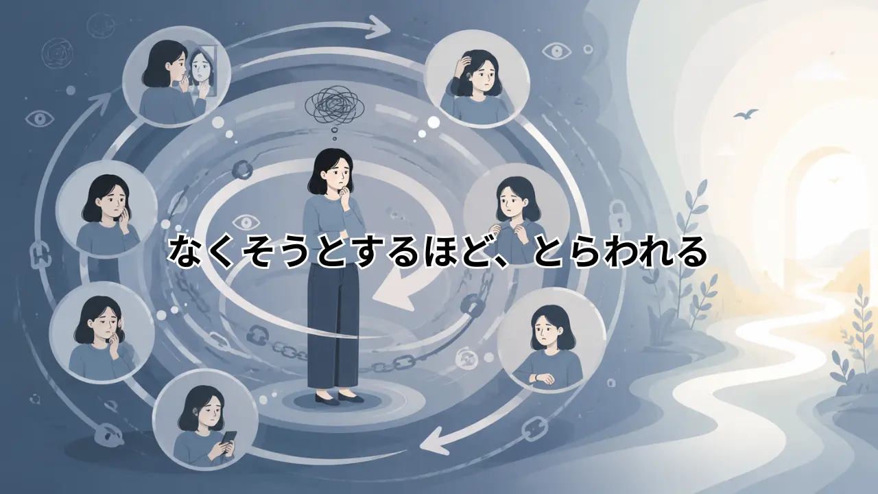 なくそうとすればするほど「とらわれ」る
